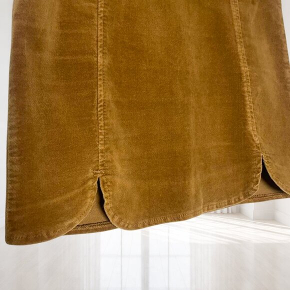 Brandy Melville Faux Suede Mini Skirt Size Small Boho Y2K Soft Stretch - Picture 5 of 10